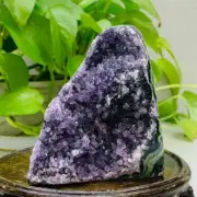420g Natural Amethyst Geode Mineral Specimen Crystal Quartz Energy Decoration