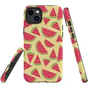 For iPhone 14 Plus Case Tough Protective Cover, Watermelons