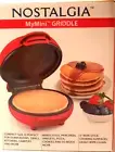 Nostalgia My Mini Griddle 5" Waffle Maker NEW Makes a Variety of Food Items