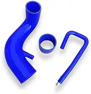 Rynplex Air Intake Silicone Air Intake Induction Hose Tube, for Opel, for Vauxhall, for Astra G 2.0 Turbo Z20let With 70mm AFM Air Flow Mass Meter Car Air Intake Hose(BLACK Blue)