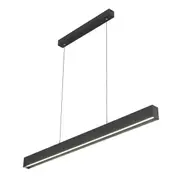 Navaro-II 120 Dimming LED Pendant Light Black | Telbix Lighting