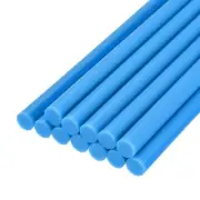12pcs Mini Hot Glue Sticks for Glue Gun 0.27-inch x 4-inch Sky Blue