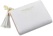 [AIMALL] Women Wallet Short Small Coin Purse Ladies Folding Card Card Holder Leather with Multiple Card Slots and Zipper Closure