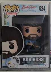 Funko Pop Bob Ross 524 2017 Vaulted Flocked Big G Creative Exclusive