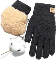 [DHSUN] Women's winter gloves, thermal gloves, women's winter gloves with fleece lining, thermal gloves, winter men, gloves women's touchscreen