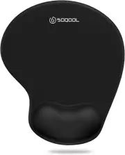Soqool Mouse Pad Ergonomic with Comfortable Gel Wrist Rest Support BNWT