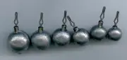 50 of 3/16 oz lead round drop shot weights ( BALL STYLE )