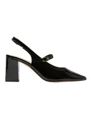 [Sandler] Kelly Heeled Shoes in Black Patent Leather