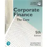 [雙葉~書本熊] CORPORATE FINANCE: THE CORE 5/E 2022 (GLOBAL EDITION)   9781292431611 <書本熊書屋>