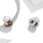 Solid 925 Sterling Silver Cool Sloth Cookies Pandora Inspired Charm