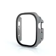 Nevenka Screen Protector Case with Tempered Glass Film For Apple iWatch 8 Ultra -Khaki