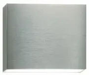 HPM UP/DOWN LED WALL LIGHT 110mm 7.6W 3000k Warm White 420lm IP54 Anodised Alumi