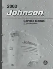 2003 JOHNSON OUTBOARD ST 4 STROKE 9.9, 15 HP SERVICE MANUAL 5005714 (913)