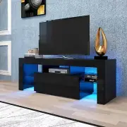 LED TV Stand for Televisions up to 55 Inchs,Modern Entertainment Center with dow