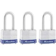 Master Lock 3-Pk. Keyed-Alike Padlocks, Model# 3TRILF