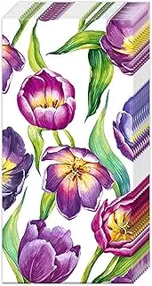 IHR Ideal Home Range Pocket Tissues 4-Ply Facial Tissue Pack, 10-Count, Tulip (White), 1-Pack Only