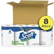Scott Rapid-Dissolving Toilet Paper for RVs & Boats, 48 Double Rolls