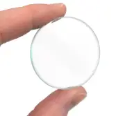 Double Convex Lens, 100mm Focal Length, 1.5" (38mm) Diameter - Eisco Labs