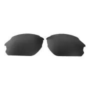New Walleva Black Polarized Replacement Lenses For Smith Optics Parallel D-Max