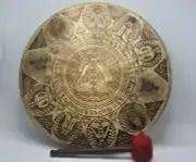 20 inch Tibetan Gong bell, Special hand-carved Gong bell, home and living