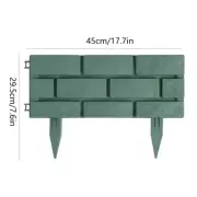 Garden Lawn Border Fence Palisade Edging Decor Ground Spike Barrier Brick tyjyj