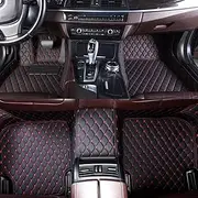 Custom Car Leather Foot mats car mats Carpet Floor Mat Set Non-Slip Interior Accessory, for Peugeot 408X 2023,Auto Interior Accessories