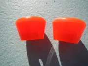 Pair of Quad Roller Skates Large Bell Screw-in Non-Adjustable Toe Stops Stoppers