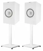 Pair 29” Steel White Stands For KEF Q150 Bookshelf Speakers