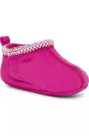 Crib UGG Baby Tasman Hook & Loop Suede 1130358I Rose Rock 100% Authentic New