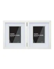 [Vue] White Double Photo Frame 20x25cm