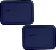 Pyrex 7210-PC 1113816 3 Cup Blue Lid (2-Pack)
