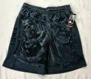 AND1 Mens Size XXL Shiny Ebony Black *Clutch Shooter* Athletic BASKETBALL SHORTS