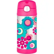 Thermos FUNtainer 355ml Vacuum Insulated Drink Bottle Flower