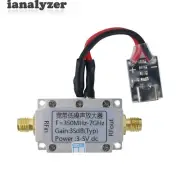 LNA Low Noise Amplifier 35dB Gain Wideband RF Amp Module w/Power Supply Module