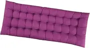 Perfk Lounge Chair Cushion Chaise Seat Cushion Supplies Decor Breathable Sun Lounger Mattress Long Bench Cushion for Sunlight Patio