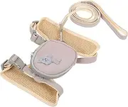 Didiseaon Shaped Cat Leash Kit Adjustable Escape Harness with Long Leash for Outdoor Walking Comfortable Fit for Kittens and Cats Durable Material for Safe Adventures