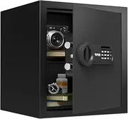 RPNB Deluxe Safe and Lock Box,Money Box,Digital Keypad Safe Box,Steel Alloy Drop Safe, Keypad Lock,Perfect for Home Office Hotel Business Jewelry Gun Cash Use Storage,1.2 Cubic Feet