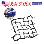 Bike Cargo Net Storage Net Strong Hooks Storage Cargo Rack Net for Motorcycle