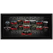 History Of The Commodore Print Framed