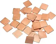 LIFKICH 30pcs Laptop Copper Cooling Pads for GPU CPU High Purity Thermal Conductivity Efficient Heat Dissipation for Gaming Workstations Replacement for Chips