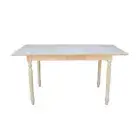 International Concepts Dining Table Rectangle Wood Unfinished Solid Hardwood