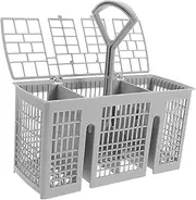 WHAMVOX Silverware Basket for Dishwashers Durable Cutlery Organizer for Efficient Utensil Storage Space Saving Design Compatible with Sink Silverware Drainer