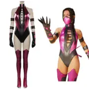 Mortal Kombat Mileena Cosplay Costume Jumpsuit Halloween Outfit Carnival Suit