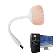 USB Powered Computer Speakers, Loud Desktop Soundbar, Portable Small Computer Speakers, Bendable Cable Speaker, Desktop Audio for Working & Studying, Silicone, 5.4x4.5cm, 14cm/5.51 inch,