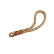Brown Soft Cotton Hand Rope Wrist Strap for Leica Canon Nikon Sony SLR Camera a