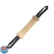 Dingo Gear Tug Toy for Dog Training Agility Tug of War, Jute Dog Bumper with