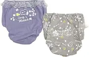 [Peanuts] 151150400 Snoopy Girls' Shorts, Pants, Underwear, Set of 2, 100% Cotton