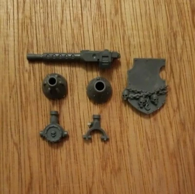 Warhammer 40k Chaos Knight Ruinator Desecrator Heavy Stubber / Shield Bits