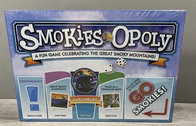 SMOKIES-OPOLY Board Game The Great Smokies Mountains By Late for the Sky