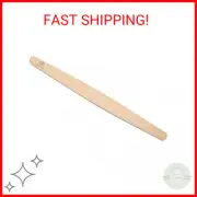 French Rolling Pin for Baking Pasta Pizza Bread, Natural Beech Wood Dough Roller